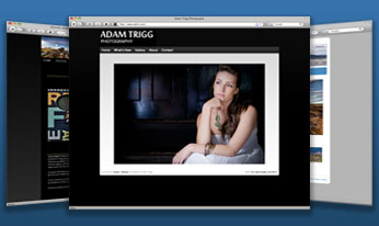 Create a professional, stylish photography or artist website quickly and easily